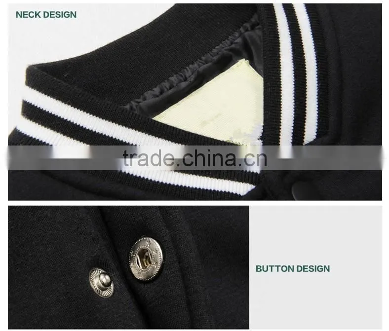 children boys striped sleeve and hem fleece jacket