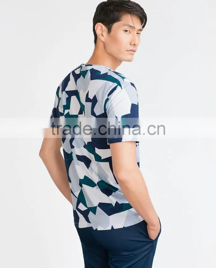 Hot selling men all over printed t shirt printing for sale