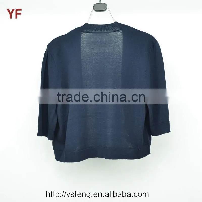 Shrug women half sleeve cardigan sweater