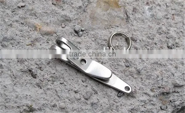 EDC Bag Suspension Clip with Key Ring Carabiner Stainless Steel Outdoor Quicklink Tool