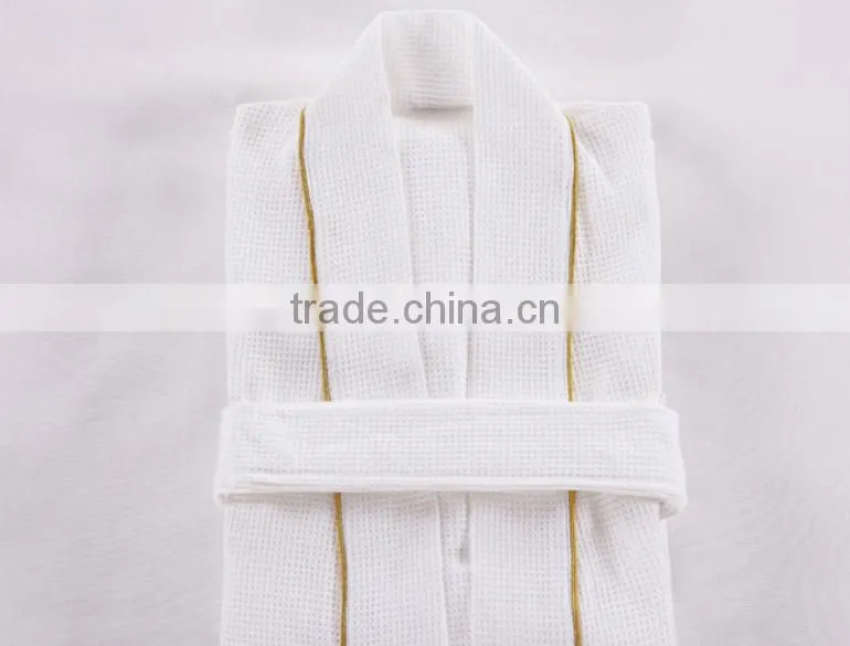 White Waffle Robe Hotel Bathrobes