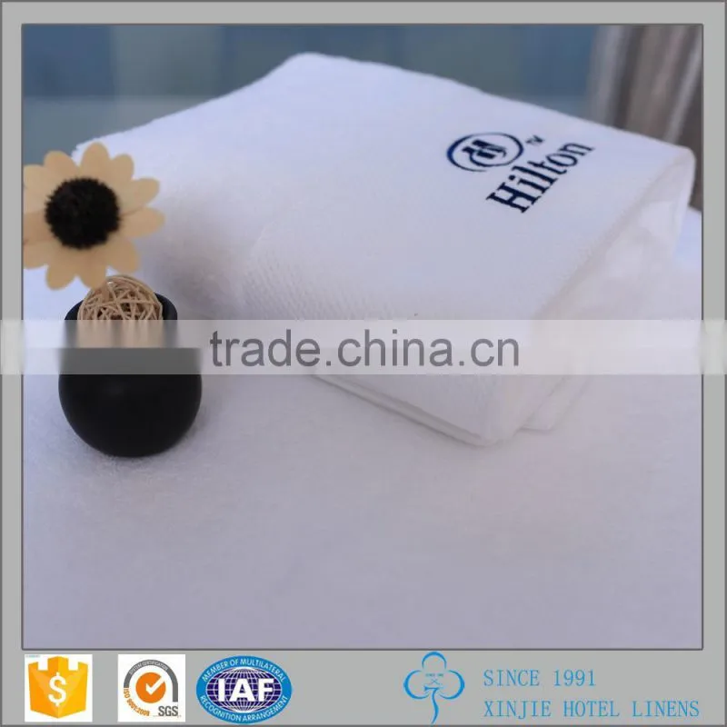 embroidered logo bleach custom softtextile terry towel