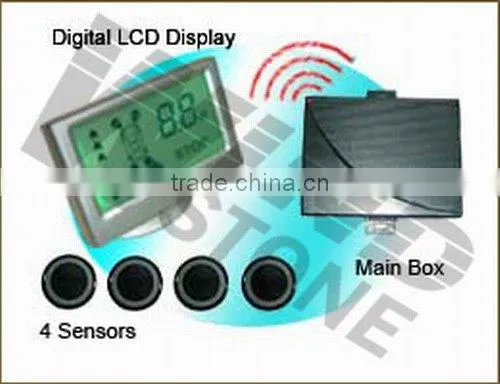 Three Colours LCD Display Parking System Car Radar Detector