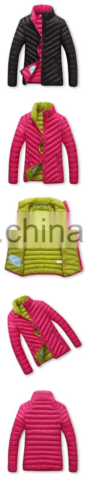 Women nylon winter down jacket parka warm ladies coats