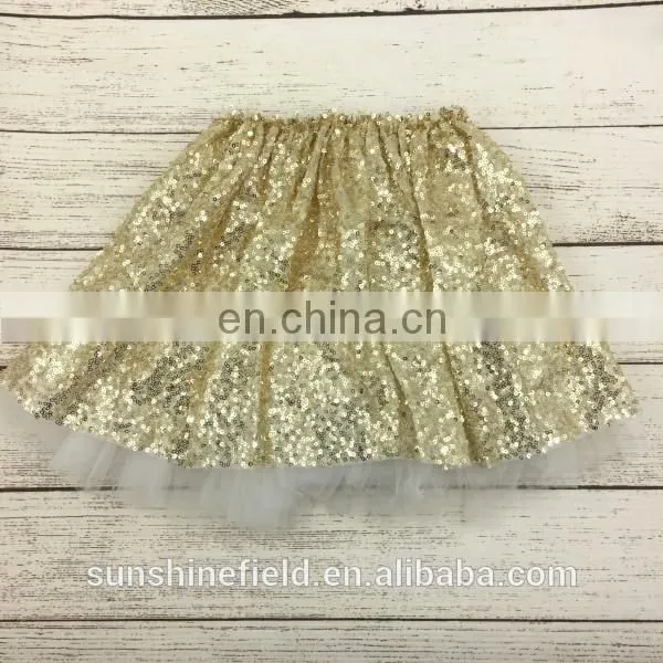 gold shirt birthday outfit Sparkle Skirt Glitter Dresses