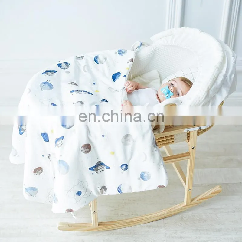 China Manufacturer Newborns Adjustable Swaddle Blankets ASTM Standard