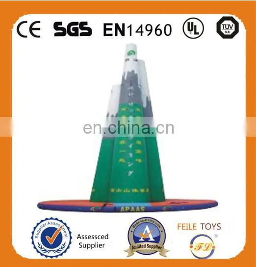 2015 high quality and cheap inflatable rock climbing wall
