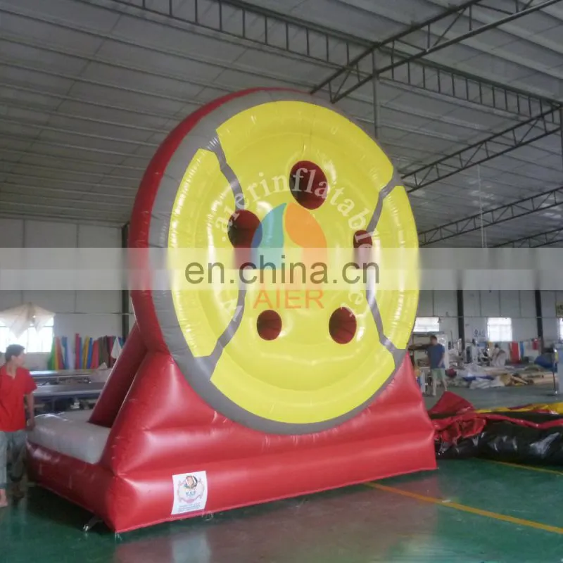 Outdoor funny inflatable football shot sport game, inflatable foot darts for sale,Inflatable soccer darts board