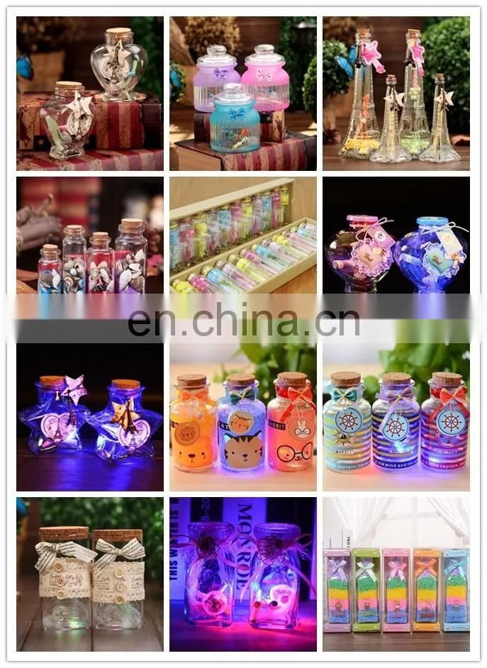 antique metal pendant charms wishing bottle cork creative mini glass bottle with charms
