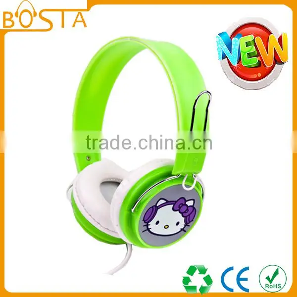 Good quality colorful fashion stylish funny animation stereo custom headphone