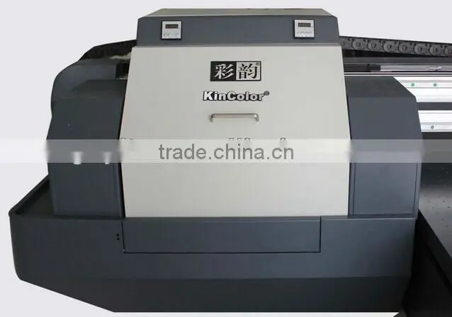 HOT SALES!2.5m Kincolor uv led flatbed printer for ceramic