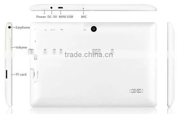 7" Android 4.0 Allwinner A13 dual camera tablet pc MID Q89