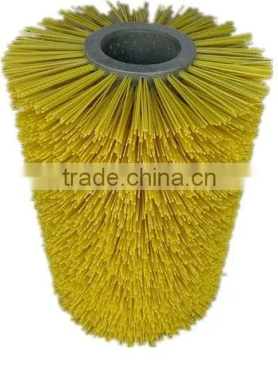 Cylindrical roller brush sweeper