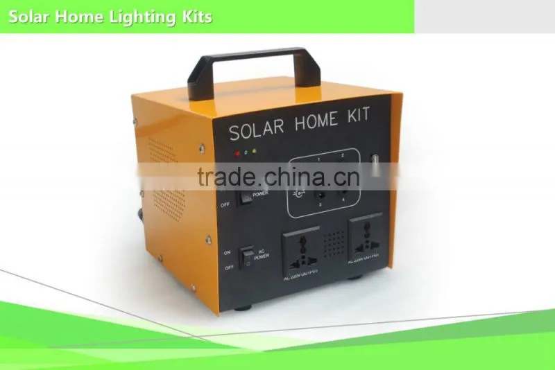 40W professional manufacuturer USB Function home application solar energy home system