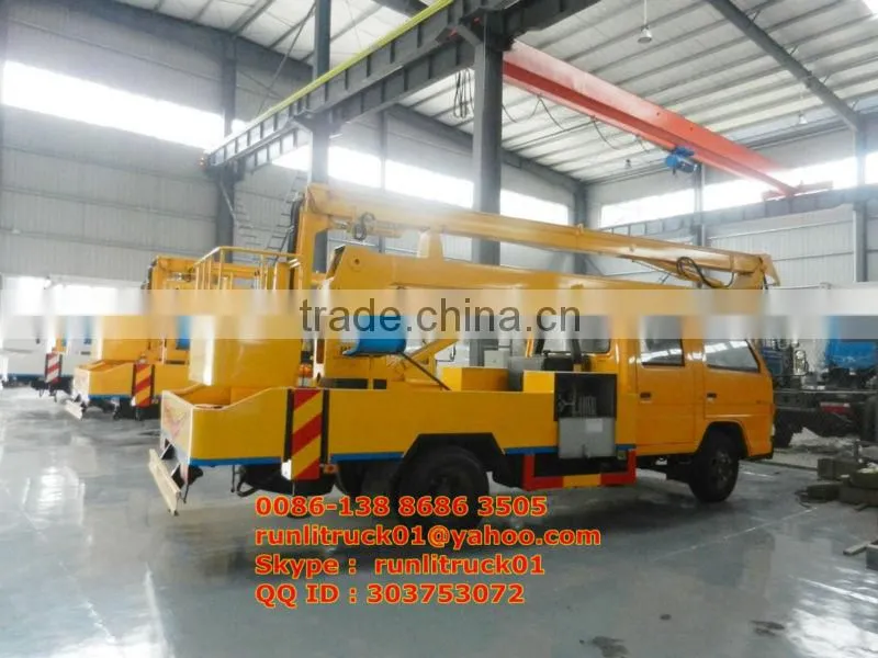 JAC 4*2 18 miter aerial lifts,high-altitude operation truck,over head working truck