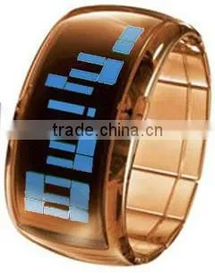 fashion plastic kids LED watch with colorful design