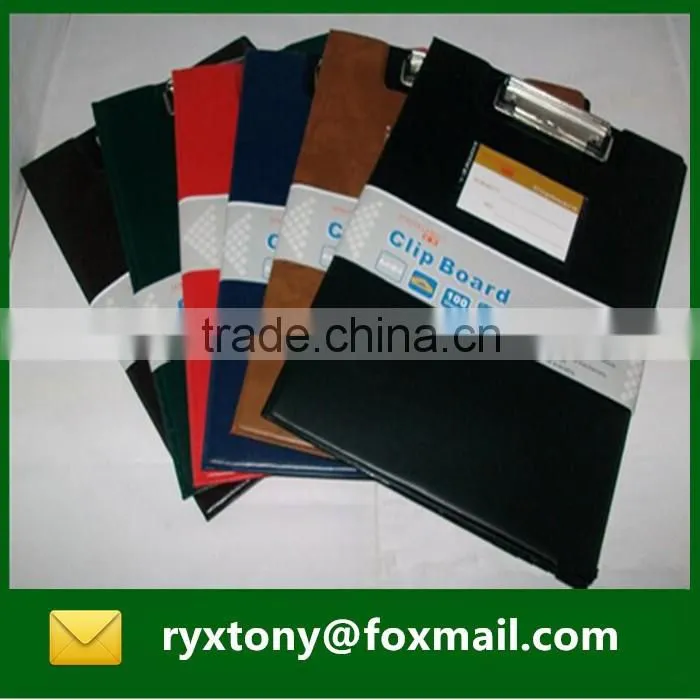 PU leather magnetic clipboard with calculator