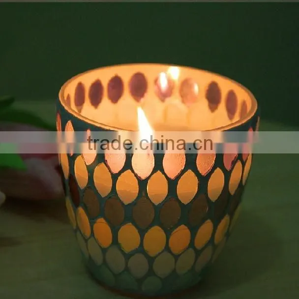inch glass candle holder wedding favor shabbat candles