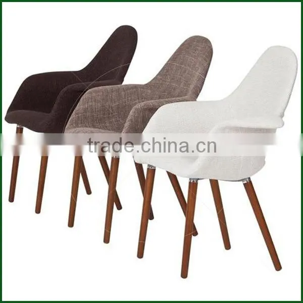 fabric chair furniture orange upholstered restaurant chair