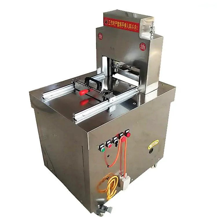 Commercial frozen meat chunk cutting machine Chicken Fish Chop Ribs Bone Cutting Machine (4).jpg