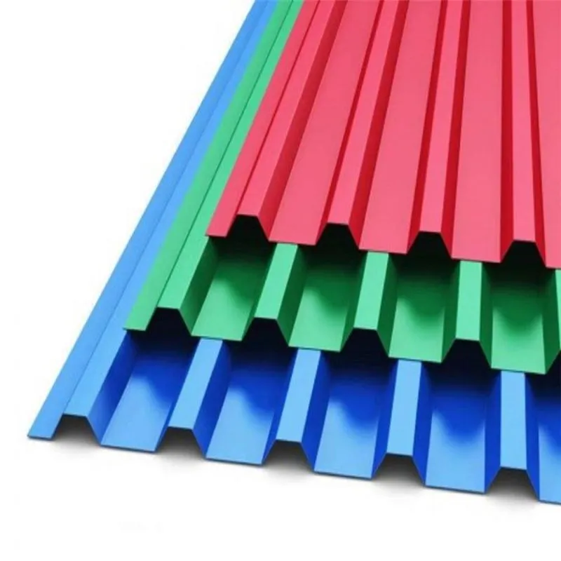 Prepainted Corrugated Steel Sheet Color Coated Roofing Plate SGCC Grade for Container Application