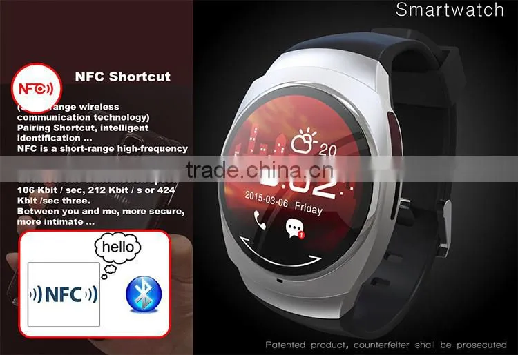 Wholesale Round Smart watches with Sleep monitor for iOS and Android