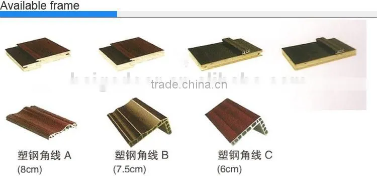 BG-SW9301-2 wooden mdf doors/modern bedroom door/interior wooden door