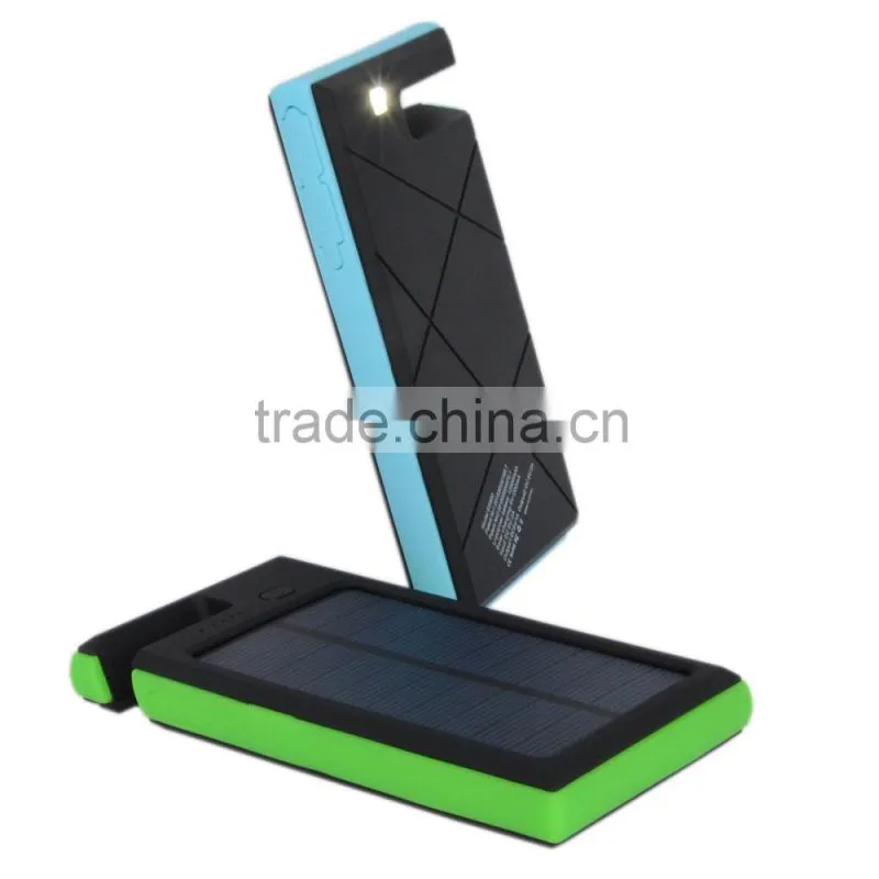 easy life of power bank 8000mAh solar power bank Portable USB Battery Charger External power bank for iPhone 5 5s 5c