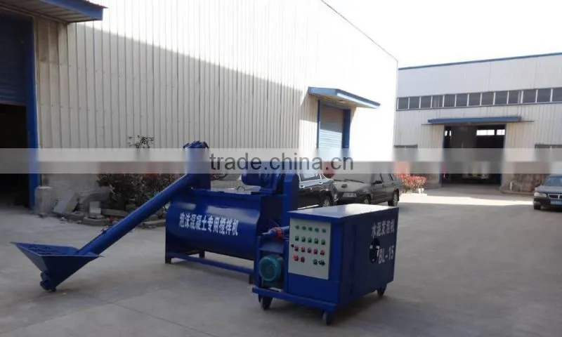 Low price and portable foam concrete mixing machine for building construction