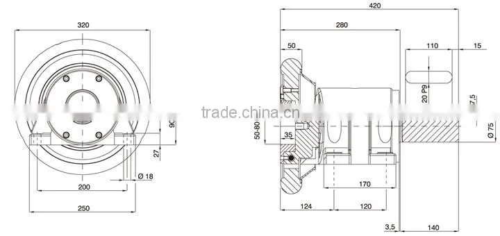 Direct Manufacturer Supply High Quality Pedestal type STO safety chucks