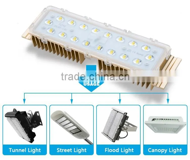 Professional manufacturer aluminum alloy headbody 50w led street light modules