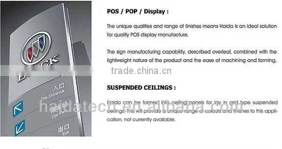 aluminium composite panel for exterior wall