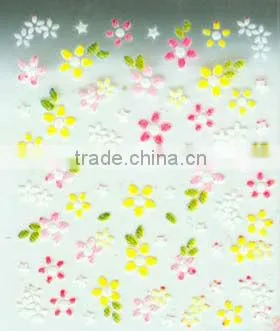 beautiful color snow cheap nail stickers