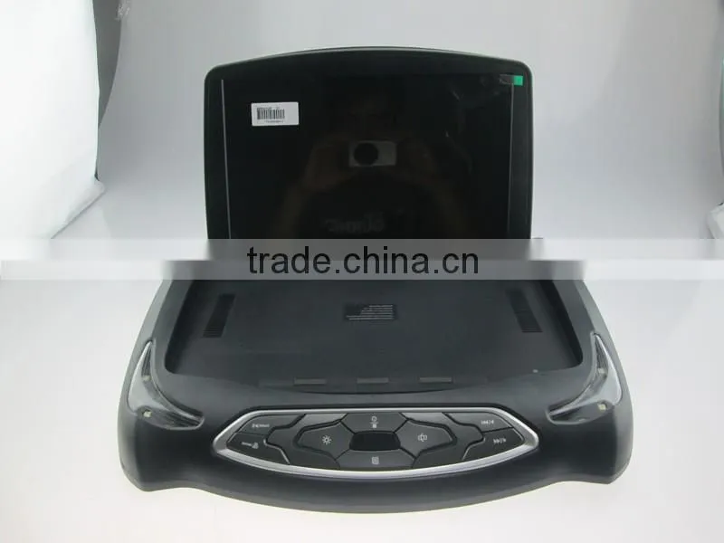 high quality remote control 13 inch DVD car tft lcd roof mounted monitor tv usb