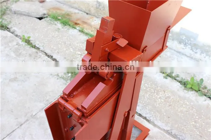 Manual Simple compressed hand power earth blocks machinery FL1-40