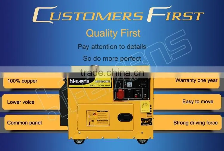 Low price 5KW silent three phase diesel generator