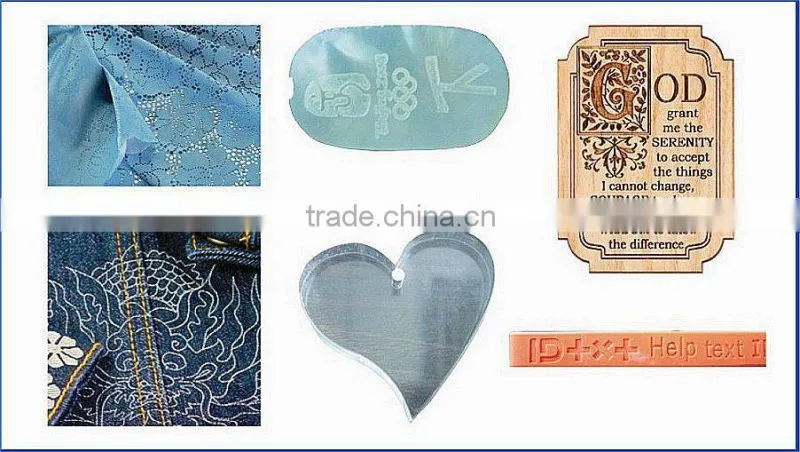 Brand new Laser marking on leather and textiles with high quality