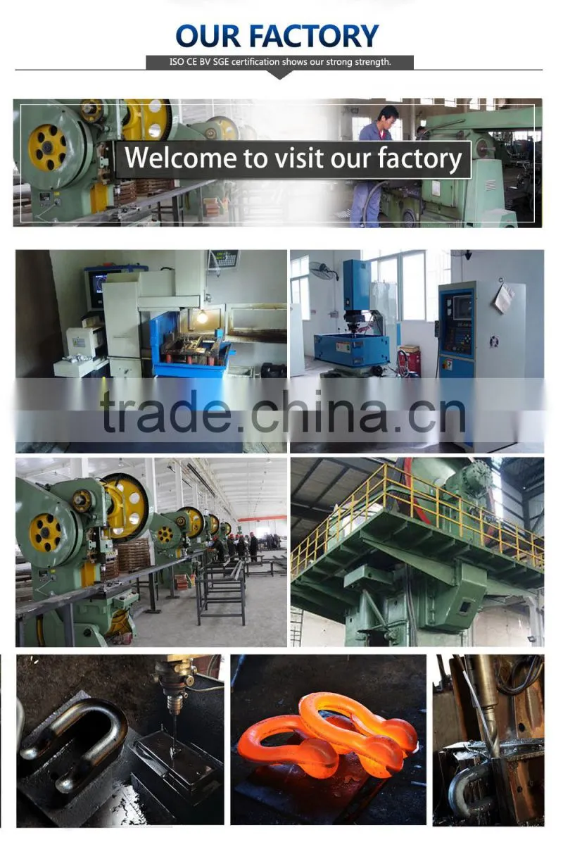 Heavy duty US type drop forged alloy steel grade 80 connector link
