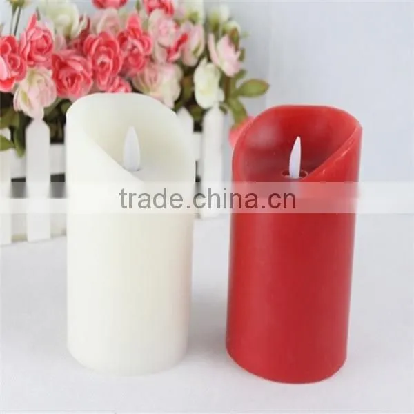 led wax candle light