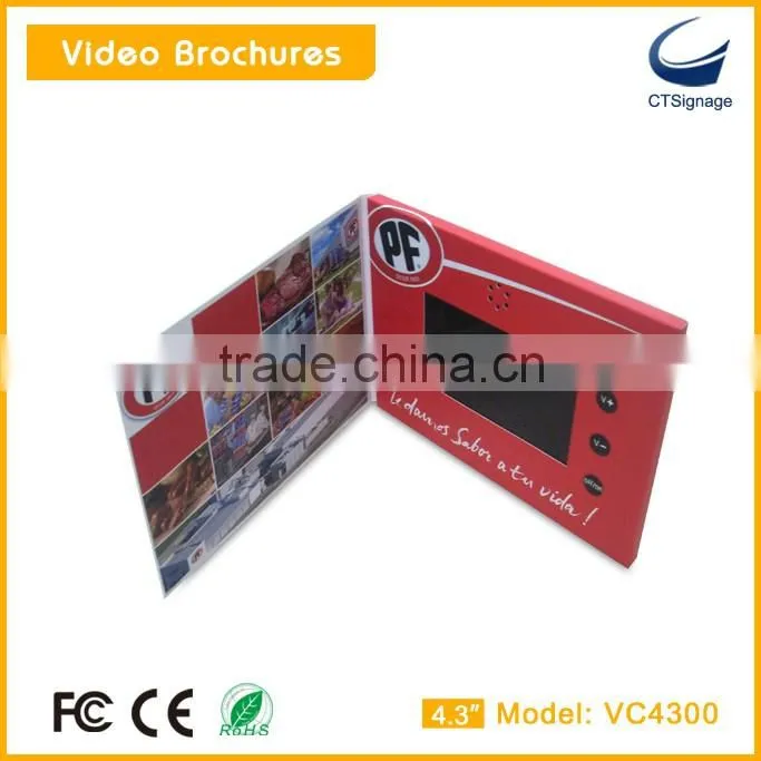 4.3 inch video greeting card