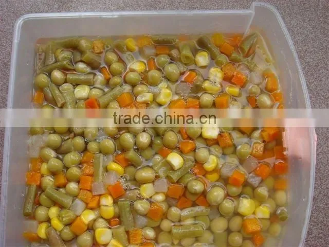 canned mixed vegetables