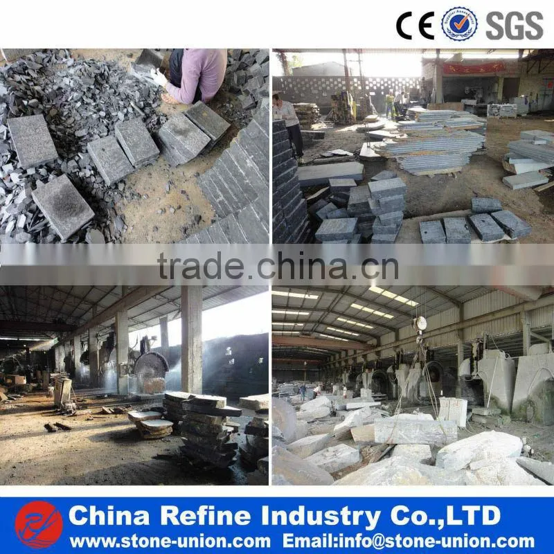 Flamed black basalt mongolia black