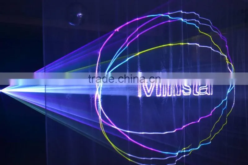 3000mw Ministar RGB animation pure diode laser light