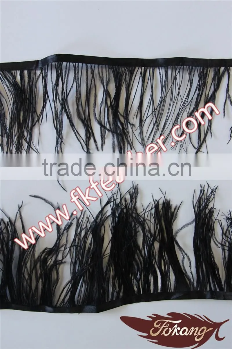 Wholesale Cloth Trim Big Ostrich Feather Mask For Bachelorette Party Supplies