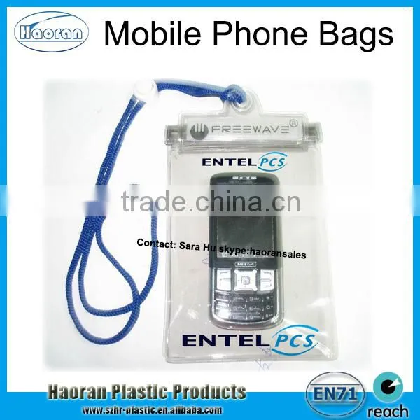 Best Price Cellphone PVC Waterproof Bags With Wristband