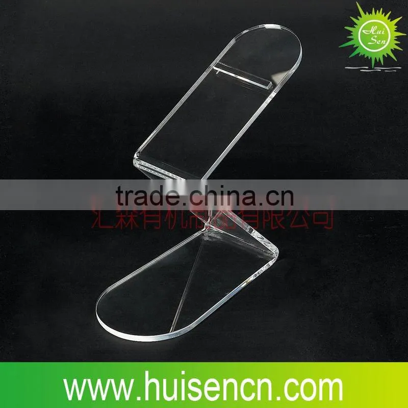 Acrylic shoe display stand for counter display