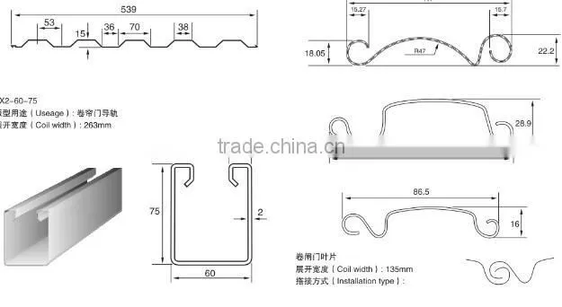 ZT Door Plate Roll Forming Machine door frame machine