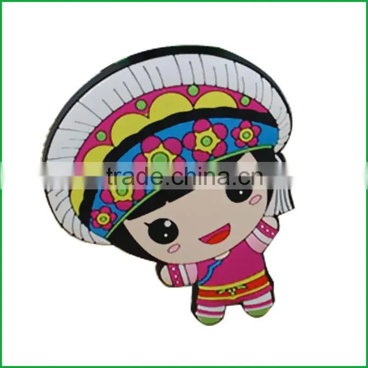 2016 cute 3d bear fridge magnet pvc for home deco