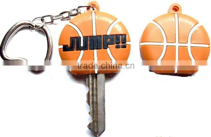 Popular soft pvc cartoon key cap