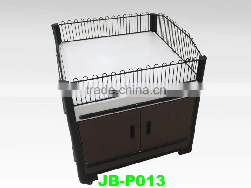 Multi supermarket promotion desk/ promotion table /Steel display cart